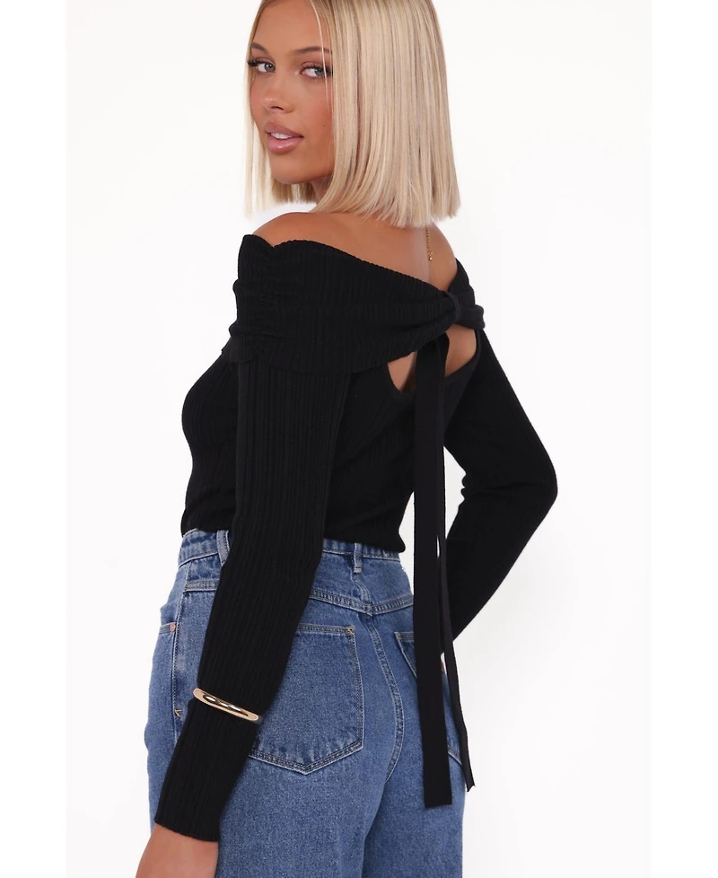 Petal and Pup Women's Junia Tie Back Knit Top