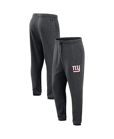 J. Palmer Men's Dark Heather Gray New York Giants Players Lounge Tri-Blend Joggers