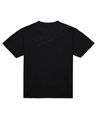 Mitchell & Ness Men's Black Los Angeles Dodgers Cooperstown Collection Phantom T-Shirt