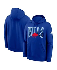 Nike Men's Royal Buffalo Bills Full Blitz Club Fleece Pullover Hoodie