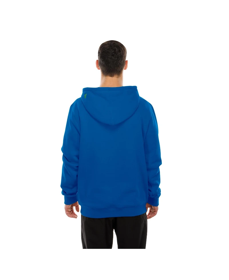 New Era Men's Royal Seattle Seahawks Combine Authentic Local State Throwback Hoodie