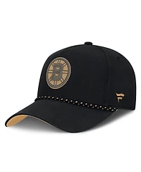 Fanatics Men's Black Boston Bruins Military Appreciation Authentic Pro A-Frame Adjustable Hat