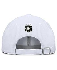 Fanatics Men's White Chicago Blackhawks Authentic Pro Hockey Fights Cancer Adjustable Hat