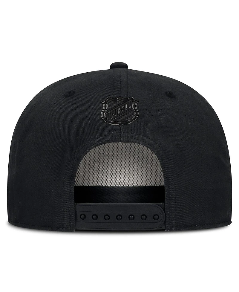 Fanatics Men's Black Dallas Stars Military Appreciation Authentic Pro A-Frame Adjustable Hat