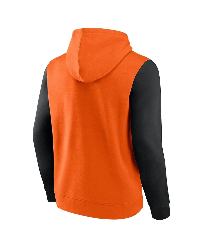 Logo Athletic Men's Orange Philadelphia Flyers Deliver Fleece Pullover Hoodie