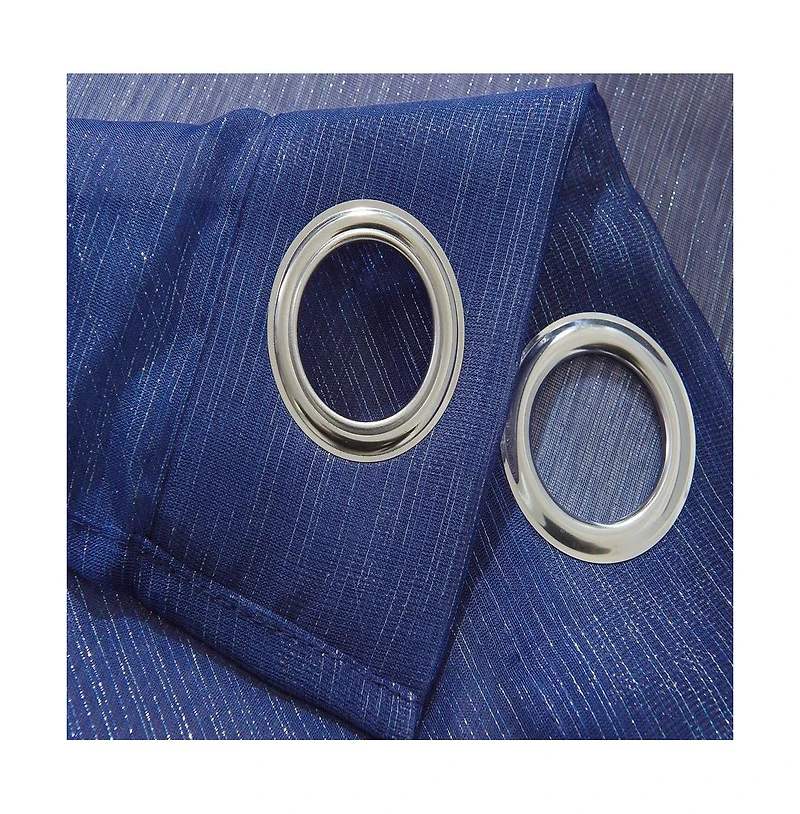 Ramallah Lonnie Grommet Curtain Panel - 54x90"