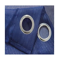 Ramallah Lonnie Grommet Curtain Panel - 54x90"