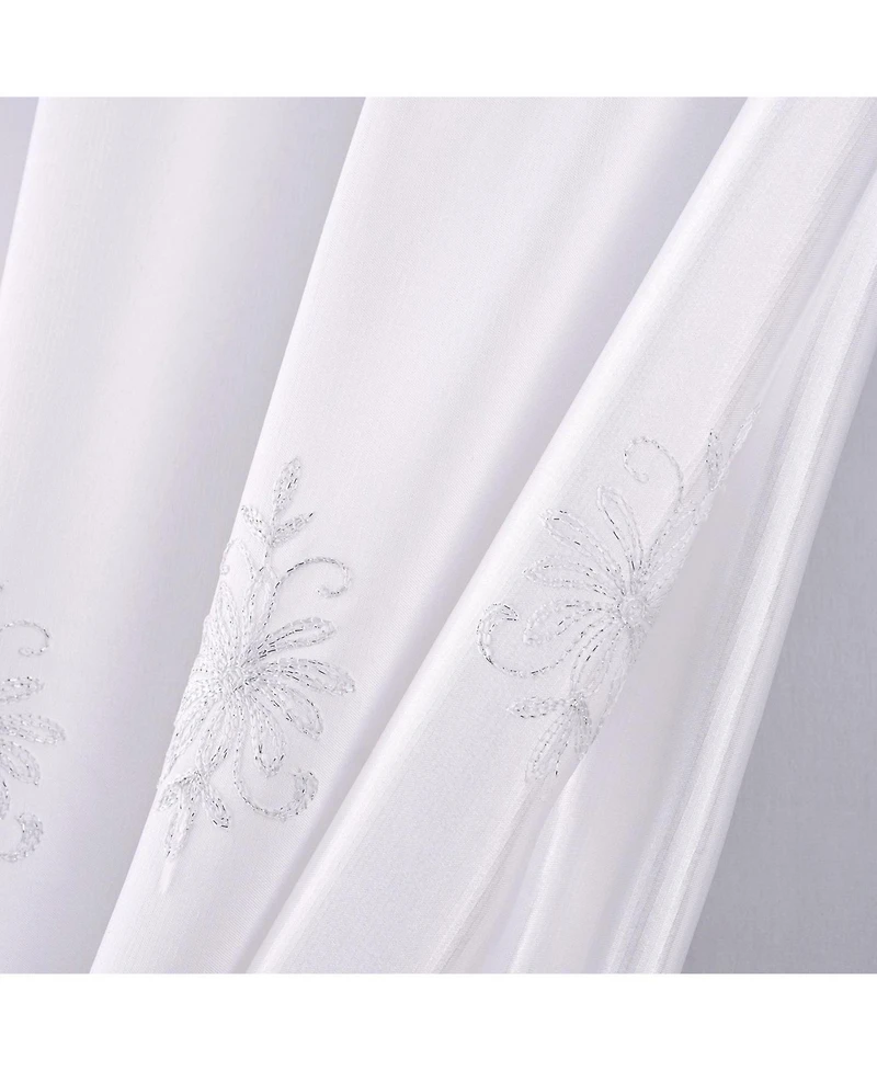 Rt Designers Collection Donna Macrame Construction Curtain Panel