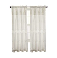 Rt Designers Collection Alisa Macrame Rod Pocket Window Room Darkening Panel 54" x 84