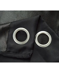Rt Designer Collection Anchorage Blackout Luxurious Modern Curtain Panel Pair