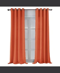 Rt Designers Collection Cole Textured Grommet Room Darkening Curtain Panel 54" x 84