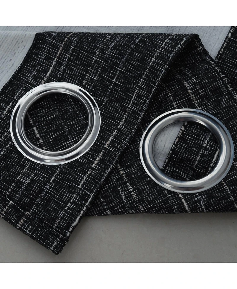 Rt Designer Collection Kensington Jacquard Foam Backed Luxurious Decorative Grommet Curtain Panel 54" x 84