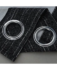 Rt Designer Collection Kensington Jacquard Foam Backed Luxurious Decorative Grommet Curtain Panel 54" x 84