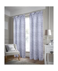 Rt Designer Collection Crystal Jacquard Rod Pocket Foam Back Luxurious Modern Design Curtain Panel 54" x 84" Charcoal