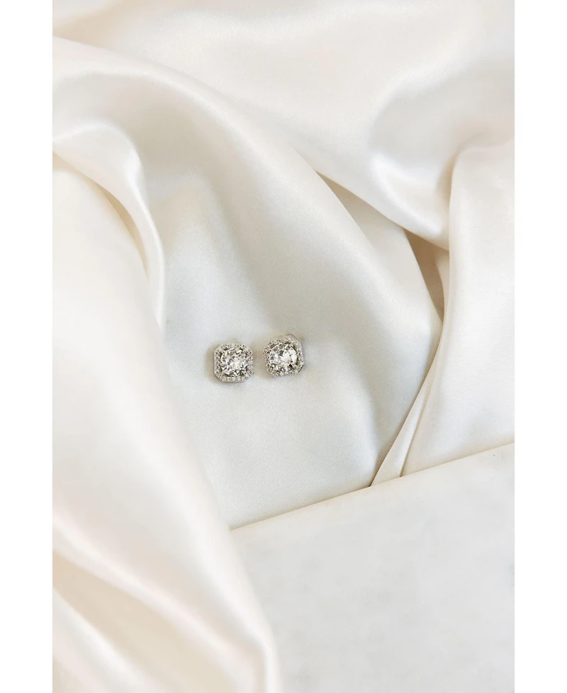 Untamed Petals Adriana Crystal Stud Earrings