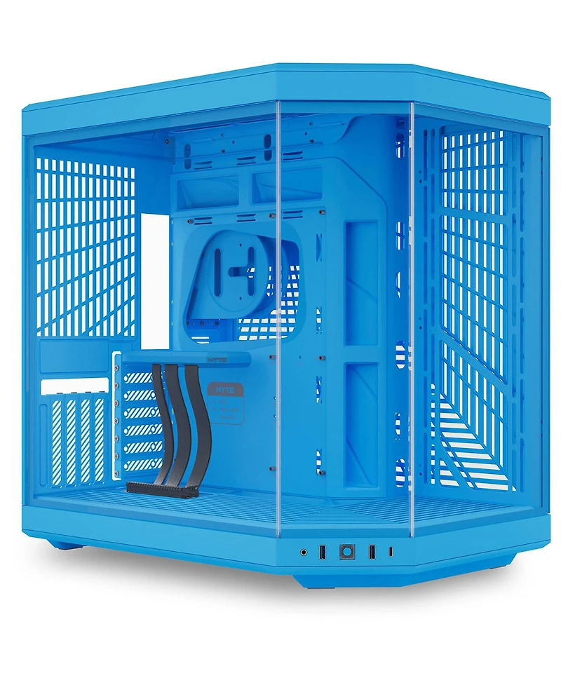 Hyte Y70 Dual Chamber Modern Aesthetic Panoramic Tempered Glass Eatx Mid-Tower Gaming Computer Case