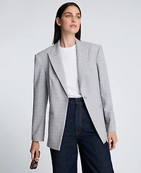 Kenneth Cole Women's Padded Hourglass Long-Sleeve Jacket