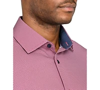 ConStruct Men's Plaid Long-Sleeve Dress Shirt