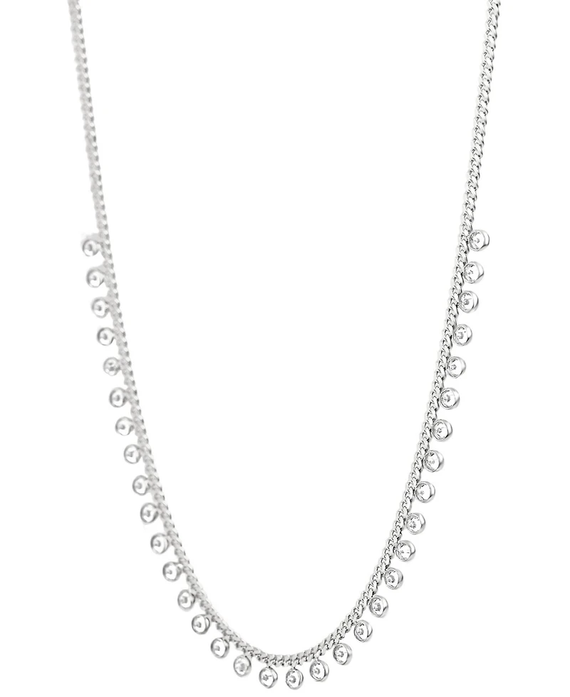 Giani Bernini Primavera Sterling Silver Cubic Zirconia Necklace