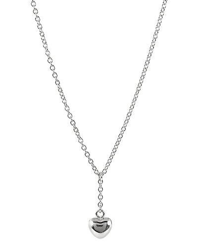 Giani Bernini Primavera Sterling Silver Puff Heart Y Necklace