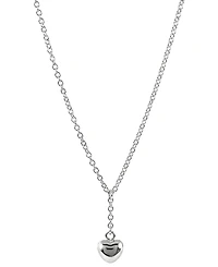 Giani Bernini Primavera Sterling Silver Puff Heart Y Necklace