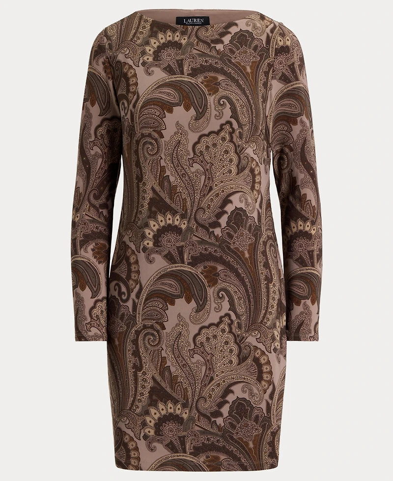 Lauren Ralph Women's Boat Neck Sheath Dress