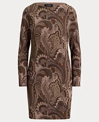 Lauren Ralph Women's Boat Neck Sheath Dress