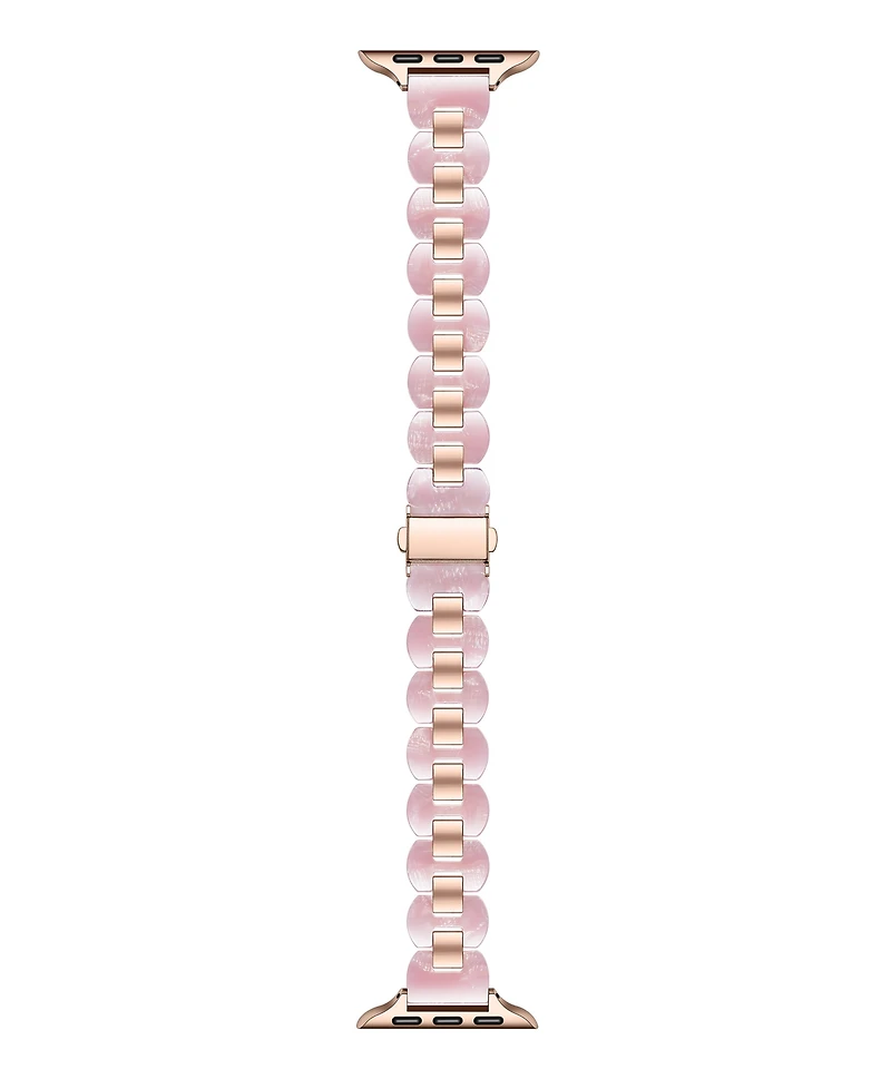 Posh Tech Aria Scalloped Resin Stainless Steel Band for Apple Watch