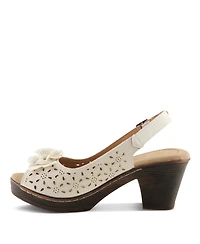 Patrizia Women's Doriday Floral Slingback Peep-Toe Sandals