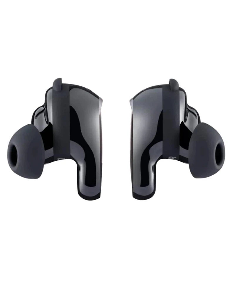 Bose QuietComfort Ultra Wireless Noise Cancelling Earbuds, Black, Bundle with Usb-c/Usb-a Wall Charger