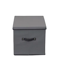 Household Essentials Tall Wine and Bottle Storage Chest, Gray