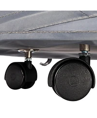 Household Essentials Rolling Pop Up Hamper, Grey