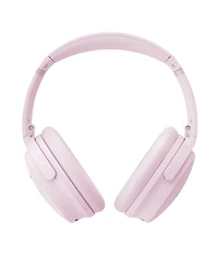 Bose QuietComfort Wireless Noise Cancelling Over-Ear Headphones, Petal Pink, Bundle with Usb-c/Usb-a Wall Charger