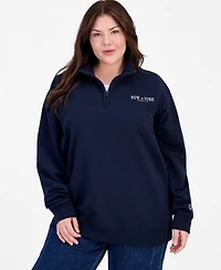 Champion Unisex Powerblend Quarter-Zip Sweatshirt, Created for Macy's
