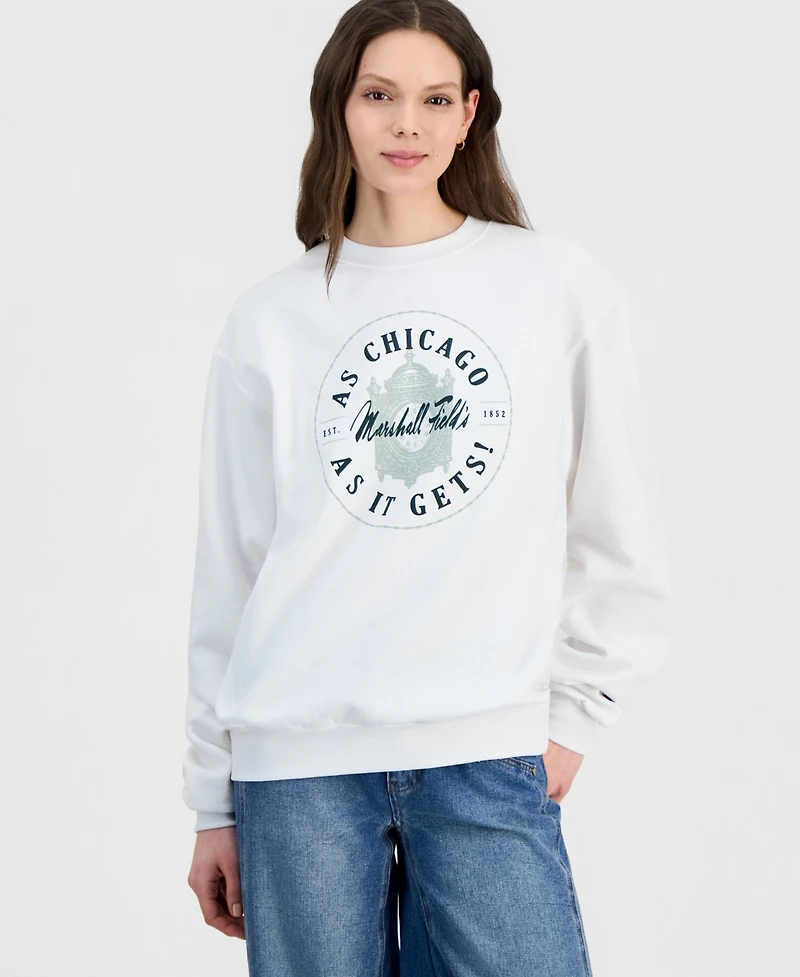 Champion Unisex Powerblend Marshall Field's Graphic Sweatshirt, Created for Macy's