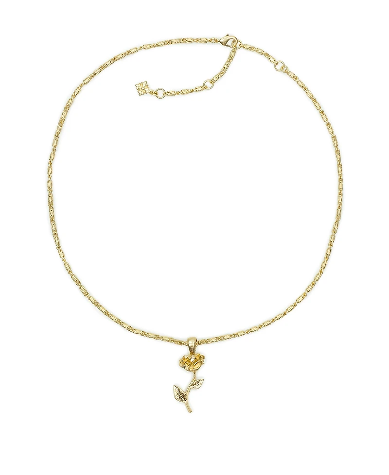 Patricia Nash Rose Garden Collection Stem Pendant Necklace