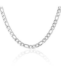 Lucky Brand Men s Figaro Chain Necklace, Silver Tone 22'' Links
