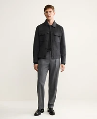 Mango Men's Wool Pockets Jacket
