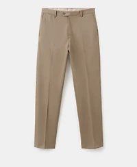 Mango Men's Virgin Wool Pleated Pants
