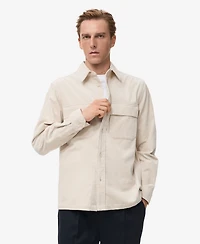 Mango Men's Corduroy Pockets Overshirt