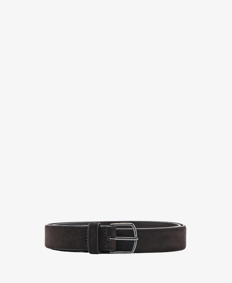 Mango Men's Buckle Leather Belt