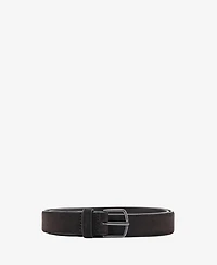 Mango Men's Buckle Leather Belt