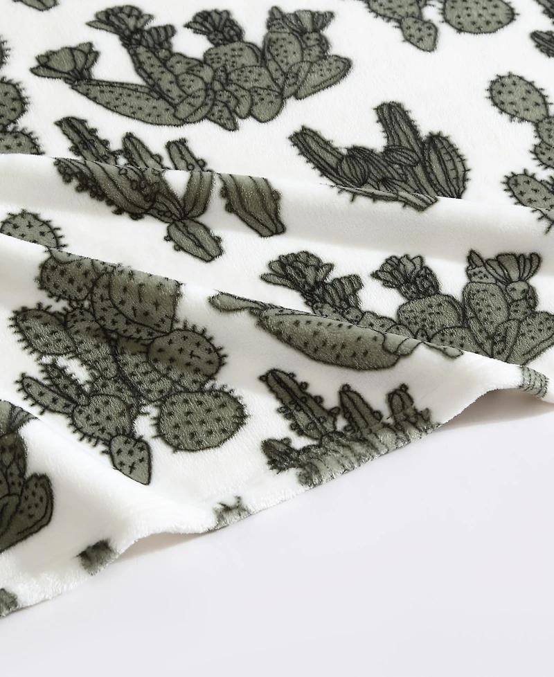 Wrangler Printed Ultra Soft Plush Fleece Throw, 50" x 70"