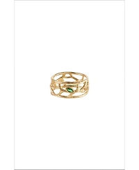 Retro Chic Verdant Whisper Ring
