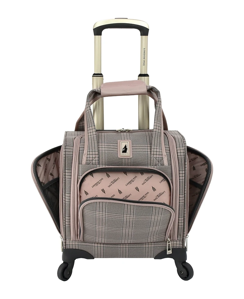 London Fog Brentwood Iv 15" 4 Wheel Under the Seat Bag