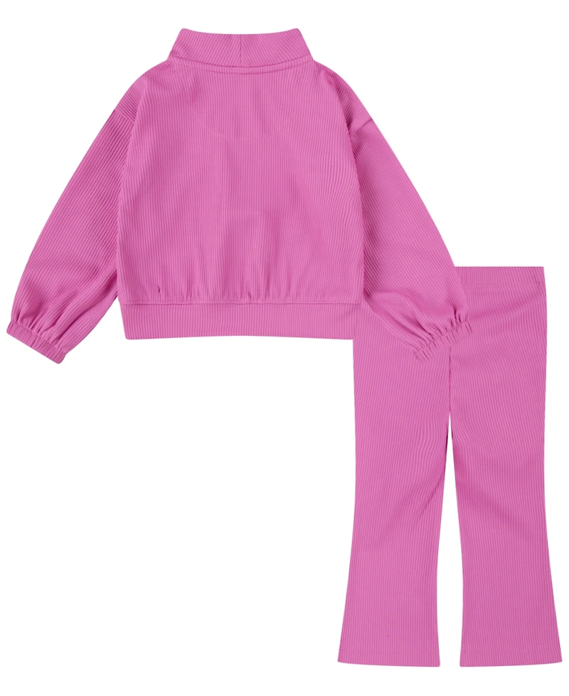 Nike Baby Girls' Quarter Zip Top and Leggings, 2-Piece Set