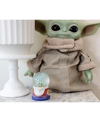 Star Wars: The Mandalorian The Child Hover Pod Light-Up Mini Snow Globe Display Piece Decoration | Home Decor for Kids Room Essentials | Baby Yoda Gif