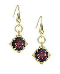 Patricia Nash Gold Plated Wire Drop Earrings