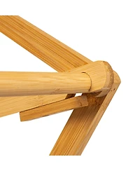 Household Essentials Bamboo Oversized Clothes Drying Folding Rack