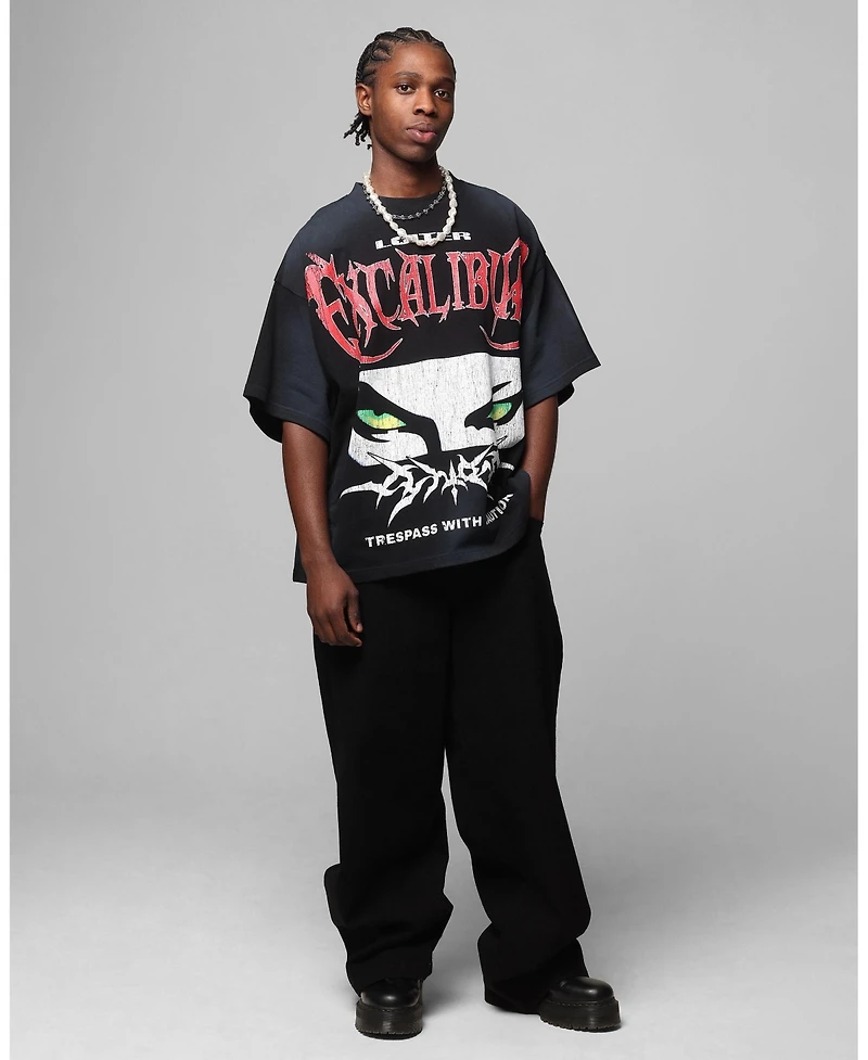 Loiter Men's Faded Print Flannel T-Shirt